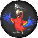 Parrot Pirate Spare Tire Cover Waterproof Sun Protection Fit 17 Inches