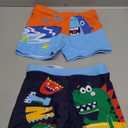 Boys Swim Trunks Kids Quick Dry Swim Shorts Toddler Boys Swimming Boxer Briefs 2 Pack (3-4T)