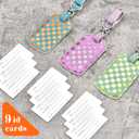 Luggage Tags for Suitcases Travel Accessories: Leather Luggage Tag 3 Pack TSA Approved Airplane Travel Essentials for Women, Bag Tags for Luggage Long Flight Must Haves Travels Gift Airport Essentials