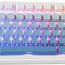 EPOMAKER x Aula F75 Gasket Mechanical Keyboard, 75% Wireless Hot Swappable Gaming Keyboard with Five-Layer Padding&Knob, Bluetooth/2.4GHz/USB-C, RGB (Blue Gradient, LEOBOG Reaper Switch)