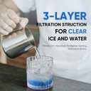 PUREPLUS EDR1RXD1 Replacement for Everydrop Filter 1, W10295370A, W10295370, EDR1RXD1B, P8RFWB2L, P4RFWB, Kenmore 46-9081, 46-9930, WD-F38,WRS325SDHZ Refrigerator Water Filter, 1 Pack