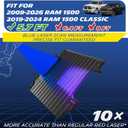 MICHELIN Truck Bed Mat for 2009-2026 Ram 1500/2019-2024 RAM 1500 Classic Short Bed 5.7 FT / 67.4" Only (Not Fit RamBox), All-Weather Truck Bed Liner, Custom Fit, Durable TPE, Bedliner, Non-Slip