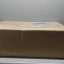 Mind Reader Slim Laundry Hamper with Lid, 40L Clothes Basket, Narrow Tapered Design with Ventilated Cutout Pattern, Plastic, Set of 2, Ivory