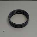 AIEVE Silicone Bellow Compatible for Breville Barista Express, Single Dose Hopper for Breville Espresso Machine,Gray (grey)