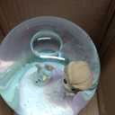 Snow Globe for Kids with Music, VECU 3.14 Inch Little Girl Llluminated Automatic Snow Home Decor for Girls Kids Gift, Musical, Resin/Glass (Large/Pink)