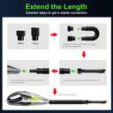 New Version Car Vacuum, Portable Car Vacuum Cleaner with Powerful Suction, DC 12V Power 16.4Ft Cord Wired Vacuum Cleaner, Essential Accessories for Men/Women