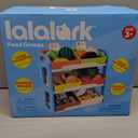 lalalark Play Food for Toddlers, Kids Grocery Store Playset, Pretend Kitchen Food Toy with Storage Shelves & 6 Boxes, Sorting Sensory Toy for Boys Girls Birthday Gifts for Christmas