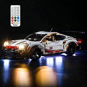 BRIKSMAX Led Lighting Kit for Technic Porsche 911 RSR - Compatible with Lego 42096 Building Blocks Model- Not Include The Lego Set (Remote-Control Version)