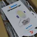 VOLISUN 12 Pack 6 inch Recessed Lighting, 5CCT LED Recessed Light Black, 2700K-5000K Selectable, 13W Eqv 120W, 1080LM Dimmable Canless Wafer Downlight, LED Ceiling Light ETL Certificated