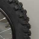 Rear Wheel Rim Tire 90/100-14 inch Rear Back Wheel Tyre Rim For Apollo Dirt Bike 125cc/140/150/160cc Black