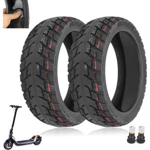10.5x2.75 Tubeless Tire 10 Inch for Segway Ninebot P65 P100 P100S Electric Scooter, Self Repairing, Thicken Tires, Non-Slip, Spare Wheels for Kickscooter Accessories, Type 2, 2 Pack