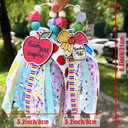 2Pcs football baseball Keychains for Women Bogg Bag Charms bag Pendant Handbag Backpack Charms Keyring Pendant