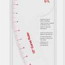 Dritz 12" Pattern Drafting, Clear Curved Ruler