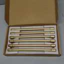 khtumeware 6 Pack 8 Inch(203mm) Champagne Bronze Kitchen Cabinet Handles Warm Brass Cabinet Pulls Gold Kitchen Cabinet Hardware for Cupboard Drawer Pulls Dresser Handle