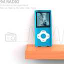 MP3 Player, Hotechs MP3 Music Player with 32GB Memory SD Card Slim Classic Digital LCD 1.82'' Screen Mini USB Port with FM Radio, Voice Record