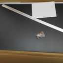 Board2by Cork Board Bulletin Board 36 x 48, Silver Aluminium Framed 4x3 Corkboard, Foldable Office Board for Wall, Large Wall Mounted Notice Pin Board with 36 Push Pins for School, Home & Office
