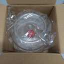 30oz Clear Candy Jar with Lid for Office Desk, Plastic Cookie Storage Jar for Kitchen Counter, 900ml