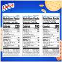 Lance Sandwich Crackers, Variety Pack, 3 Flavors, 20 Individually Wrapped Packs, 6 Sandwiches Each (EXP 12/20/25)