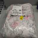 Wonnitar Pink Washable Round Rugs 6ft, Bow Round Area Rug for Bedroom, Ultra-Thin Non Slip Soft Boho Floral Circle Carpet for Teen Girl Room Kids Nursery Living Room Decor, Light Pink (6' (Round))