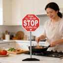 3 x APLUSWER Valentines Day Decorations Road Sign, 7'' I Love You Sign Anniversary Present Funny Desk Decor Valentine's Decor for Home Office Bedroom Mantel Tiered Tray Shelf - I'll Never STOP Loving You