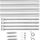 Grill Rplacement Parts for Charbroil Performance 4 Burner 463365021 463365522 463352521, 5 Burner 463448021, 4-Burner 463366022, G325-0002-W1 Heat Plate, G327-2100-W1 Burner, Igniter, Crossover Tube (4 Burner)