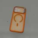 ESR for iPhone 17 Pro Max Case with Stash Stand, Camera Control Cover Compatible with MagSafe, Military-Grade Drop Protection Magnetic Phone Case, Scratch-Resistant Back Cover, Frosted Orange