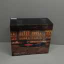 Vinyl Record Player with Upgraded Speakers and USB,Belt-Driven Bluetooth Turntable with 3 Speed AUX Input Headphone Jack and RCA Output