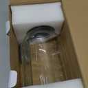 OneDream Glass Pitcher with Lid  64oz Glass Mason Jar Pitcher with Wide Mouth, Airtight Seal, Leak-Proof, Spout Design  Ideal for Iced Tea, Sun Tea, Cold Beverages, and Home Entertaining (Gray)