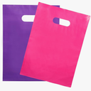 Choice Marts Merchandise Bags 200 Pink & Purple Color 9"x12" Bags 1.5Mil Thick Glossy With Handles