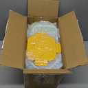 Glass Soup Containers with Lids 32oz - Borosilicate Glass Storage Containers 4 Cup, Freezer to Microwave Safe, Airtight Leak Proof, Square Meal Prep Containers for Lunch Travel- 4 Pack (Multicolor)