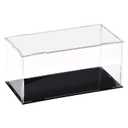 uxcell Acrylic Clear Display Case Box Dustproof Protection Showcase Cube Collectibles Show Box 7.9x3.9x3.9inch