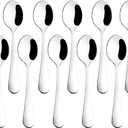 Hiware 12-Piece Demitasse Espresso Spoons, 4 Inches Stainless Steel Mini Coffee Spoons