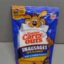 Canine Carry Outs Dog Treats, Snausages in a Blanket, Beef & Cheese Flavor, 22.5 Ounce (Pack of 4), Chewy Outside, Savory Inside, Best By: 09/16/2026