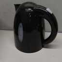 OVENTE Electric Kettle, 1.7L Fast Boiling Water Heater for Coffee or Tea, BPA Free with Water Level Gauge, Auto Shut-Off, Boil-Dry Protection, Indicator Light and Removable Filter, Black KP72B