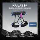 KAILAS B4 Rocking Climbing Harness Adjustable Roofing Harness Rescue Safety Harness Tree Climbing Harness Spikes