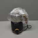 AMZCHEF 8-IN-1 Milk Frother and Steamer 550 Watts, 21 oz Split Stainless Steel Automatic Steamer, Milk's Warmer for Latte, Cappuccino, Hot and Cold Froth, Heated Milk, Hot Chocolate, Baby Food (Black)