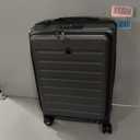 LEVEL8 Small Carry On Luggage with Front Pocket,20" Lightweight Suitcase, 21.46" x 14.57" x 9.45"