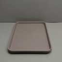 PetLike Boot Tray for Entryway Indoor, Pet Food Mat, 16.7 x 12.8 inch 2 Packs, Waterproof Shoe Tray for Indoor and Outdoor, Multi-Purpose Trays for Boots, Shoes, Pets, Garden (Tan)