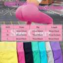 POWERASIA Ignite Hidden Scrunch Butt Lifting Leggings for Women Tummy Control Yoga Pants Boom Booty Lift Workout Legging (Pink, L)