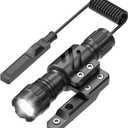 Feyachi Tactical Flashlight 1200 Lumen LED Weapon Light,Waterproof with Picatinny/M Lock Mount, Pressure Switch Included (M Lock Mounted)