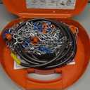 SNOCATENA Snow Chains for Car,Universal Emergency Tire chains - Set of 2 (SP1547)
