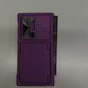 Vizvera for Samsung Galaxy S24 Ultra Case Wallet, RFID Cards Holder & Camera Cover & Kickstand for Women Men, Full Body Rugged Shockproof Silicone Case for S24 Ultra 6.8" 2024 Only-Purple