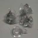 Quntis Suction Cup Hooks 4 Pack, Multi-Purpose Clear Shower Suction Hooks Waterproof Heavy Duty Wreath Hanger for Bathroom, Window, Towel, Shower Wall, Tile, Glass Door, Camper (Transparent)