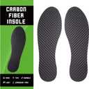 Carbon Fiber Insole for Men Women Carbon Fiber Foot Plate Insert Rigid Support for Turf Toe Morton Extension Hallux Rigidus Broken Toe (Insole Length 250mm - Men's 7.5 / Women's 8.5, 1 Pair)