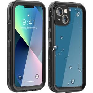 AICase Waterproof Case for iPhone 13 Mini 5.4 Inch Snowproof Dustproof Shockproof IP68 Certified Full Body Protection Fully Waterproof Underwater Protection Protective Case for iPhone 13 Mini
