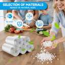 180 Counts Drawstring Small Trash Bags 2-4 Gallon, 4 Gallon Mini Trash Bag Extra Strong, Small Garbage Bags Unscented, Stretchy, Quick Cinch for Bathroom Bedroom Office,White