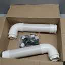 Automatic Chicken Waterer-Hanging PVC Poultry Watering System for Coops, DIY Kit for Hens, Ducks, Rabbits, and Small Animals (2 Pack)
