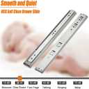OCG Soft Close Drawer Slides 22 Inch (10 Pairs), Full Extension Ball Bearing Side Mount Drawer Slides for Cabinets with Face Frame
