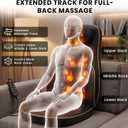 Massage Chair Pad with Heat, Shiatsu Neck and Back Massager for Chair