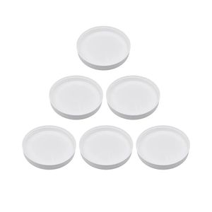 6 Pcs | 110/400 Plastic Replacement Lids | 4.33 inch Caps w/Leak Proof Liner | For Large Glass or Plastic Wide Mouth Jar， Food-Grade Storage Caps for Canning Jars